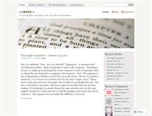 Tablet Screenshot of abide.wordpress.com