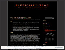 Tablet Screenshot of fauzics88.wordpress.com