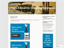 Tablet Screenshot of cecomplejoesperanza.wordpress.com