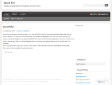 Tablet Screenshot of doneforhc.wordpress.com