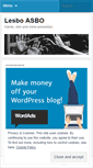 Mobile Screenshot of lesboasbo.wordpress.com