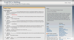 Desktop Screenshot of cnst701.wordpress.com