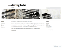 Tablet Screenshot of daringtobe.wordpress.com