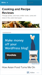 Mobile Screenshot of cookingandrecipereviews.wordpress.com