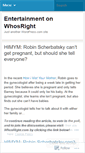 Mobile Screenshot of entertainmentonwhosright.wordpress.com