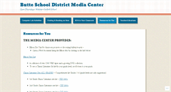 Desktop Screenshot of buttemediacenter.wordpress.com