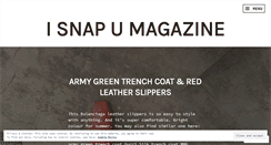 Desktop Screenshot of isnapumagazine.wordpress.com