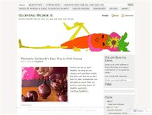 Tablet Screenshot of glowingolder.wordpress.com