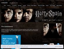 Tablet Screenshot of harryspain.wordpress.com