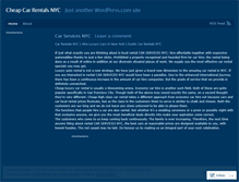 Tablet Screenshot of exoticcarrentalservicesnyc.wordpress.com