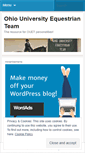 Mobile Screenshot of ouequestrian.wordpress.com