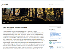 Tablet Screenshot of jaa930.wordpress.com