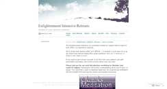 Desktop Screenshot of enlightenmentintensive.wordpress.com