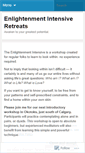Mobile Screenshot of enlightenmentintensive.wordpress.com