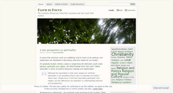 Desktop Screenshot of faithinfocus.wordpress.com