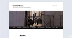 Desktop Screenshot of cubainfocus.wordpress.com