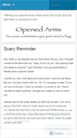 Mobile Screenshot of openedarms.wordpress.com
