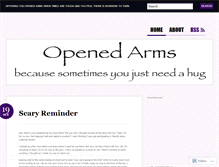 Tablet Screenshot of openedarms.wordpress.com