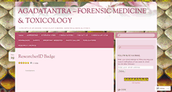 Desktop Screenshot of agadatantra.wordpress.com