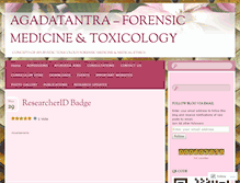 Tablet Screenshot of agadatantra.wordpress.com