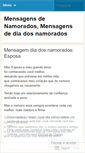 Mobile Screenshot of mensagensdiadosnamorados.wordpress.com