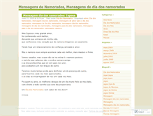 Tablet Screenshot of mensagensdiadosnamorados.wordpress.com