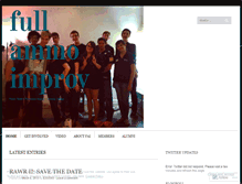 Tablet Screenshot of fullammoimprov.wordpress.com