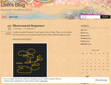 Tablet Screenshot of linhdesign.wordpress.com