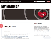 Tablet Screenshot of mymanmap.wordpress.com