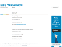 Tablet Screenshot of blogmelayusaya.wordpress.com