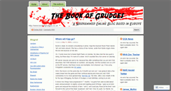 Desktop Screenshot of bookofgrudges.wordpress.com