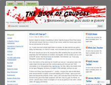 Tablet Screenshot of bookofgrudges.wordpress.com