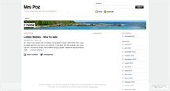 Desktop Screenshot of mrspoz.wordpress.com