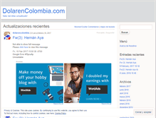 Tablet Screenshot of dolarencolombia.wordpress.com