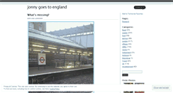 Desktop Screenshot of jonnyengland.wordpress.com