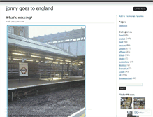 Tablet Screenshot of jonnyengland.wordpress.com