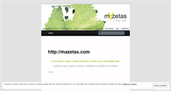 Desktop Screenshot of mazetas.wordpress.com