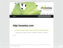 Tablet Screenshot of mazetas.wordpress.com