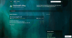 Desktop Screenshot of clarion08.wordpress.com