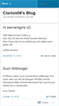 Mobile Screenshot of clarion08.wordpress.com