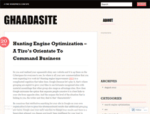 Tablet Screenshot of ghaadasite.wordpress.com
