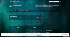 Desktop Screenshot of filmhunter.wordpress.com