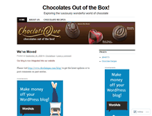 Tablet Screenshot of choclatique.wordpress.com