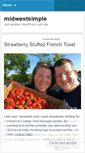 Mobile Screenshot of midwestsimple.wordpress.com