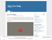 Tablet Screenshot of misteryawn.wordpress.com
