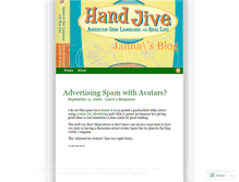 Tablet Screenshot of janna.wordpress.com
