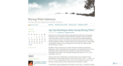 Desktop Screenshot of burungwalet.wordpress.com