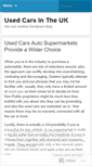 Mobile Screenshot of myusedcarsguideuk.wordpress.com