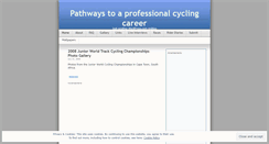 Desktop Screenshot of pathwaystoprocycling.wordpress.com