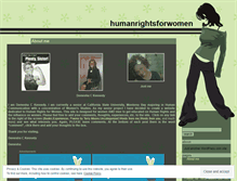Tablet Screenshot of humanrightsforwomen.wordpress.com
